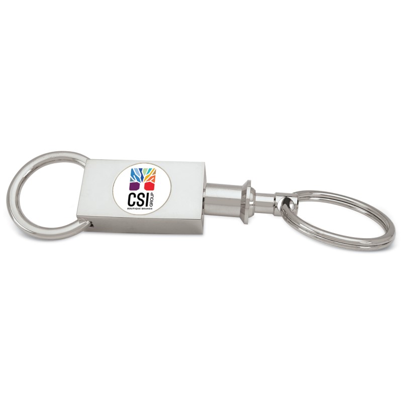 Two-section Key Ring Silver