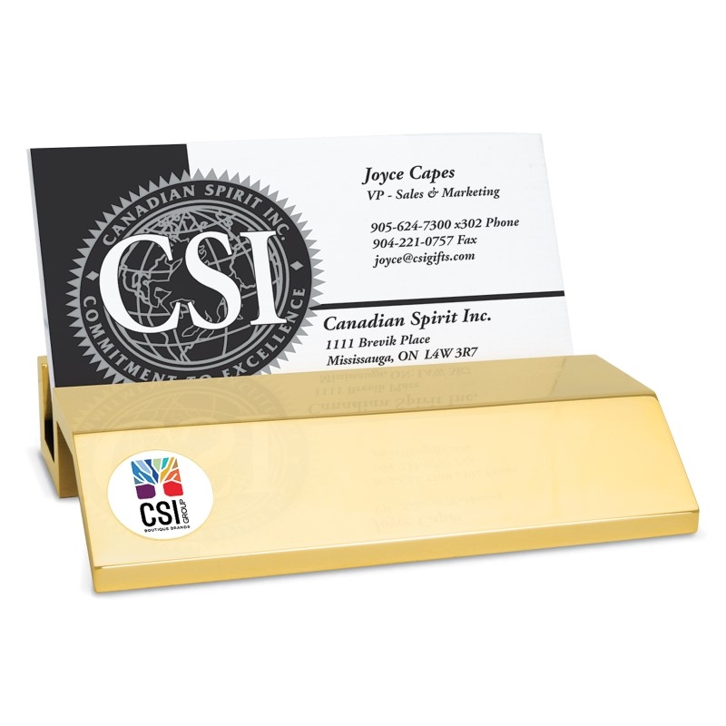 BUSINESS CARD HOLDER GOLD