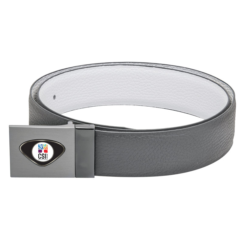 REVERSIBLE MEN'S LEATHER BELT